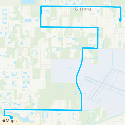 GoLine Gifford Health Ctr Transit Hub-Gifford Health Ctr Transit Hub map