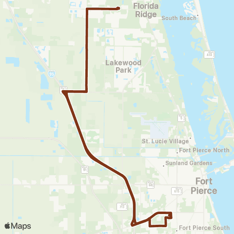 GoLine IG Ctr Transit Hub-IG Ctr Transit Hub map