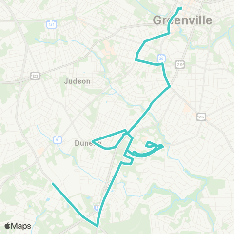 Greenlink Anderson map