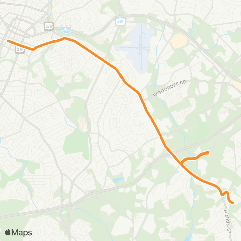 Greenlink Laurens map