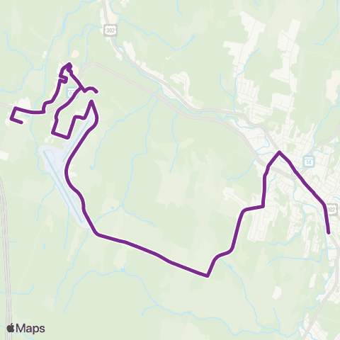 GMT Barre Hospital Hill map