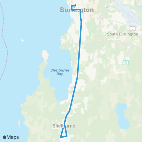 GMT Shelburne Road map