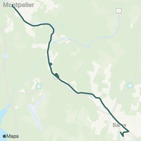 GMT City Route Mid-Day / City Commuter map