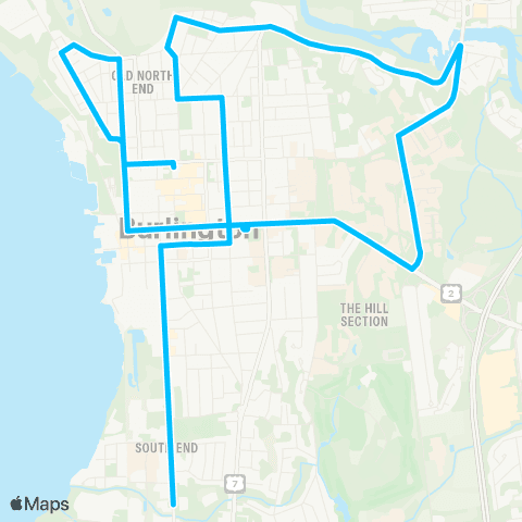 GMT Champlain / Edmunds map