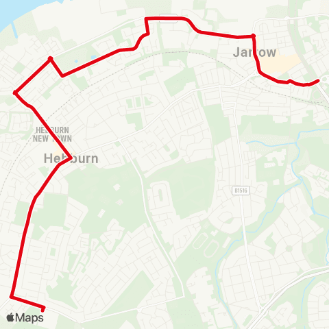 Go North East St Joseph's Catholic Academy - Howard St-Stothard St map