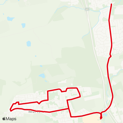 Go North East Colliery Inn - Mill Inn / Stockton Road map