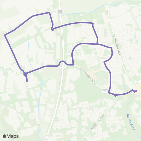 Go North East Peterlee Bus Sta Stand B - Peterlee Bus Sta Stand F map