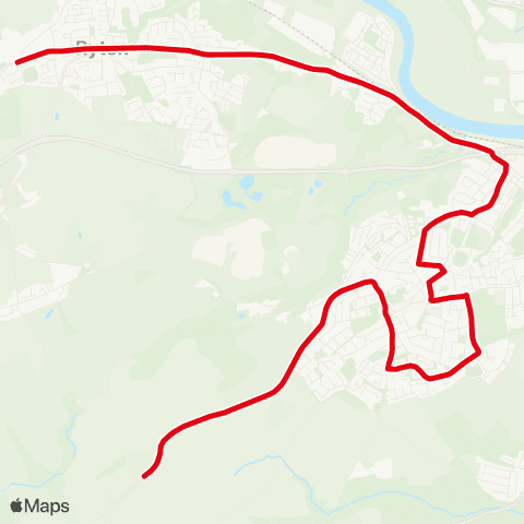 Go North East Barlow Road - Main Road / Reasby Gardens map