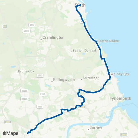 Go North East Haymarket Bus Station - Bus Station map