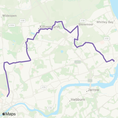 Go North East Haymarket Bus Station - Transport Hub map