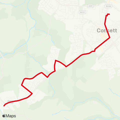 Go North East Academy - Church map