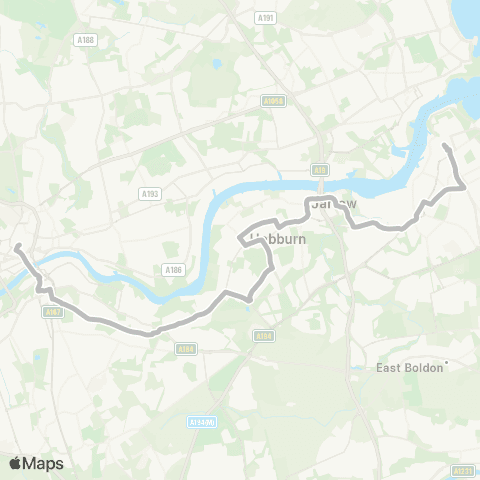Go North East Interchange - Monument Market Street map