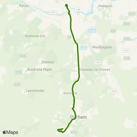 Go North East Eldon Square Bus Station - Front Street map