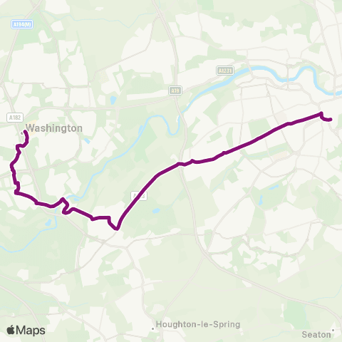 Go North East Interchange - Galleries Bus Station map