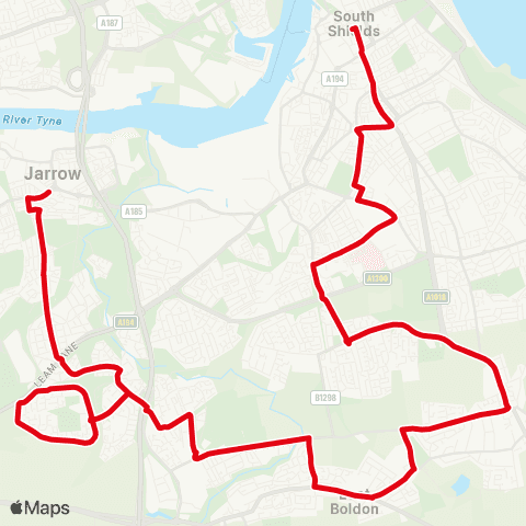 Go North East Bus Station - Interchange map