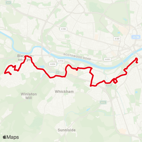Go North East Interchange - Bus Station map