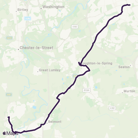 Go North East Bus Station Stand D - Interchange map