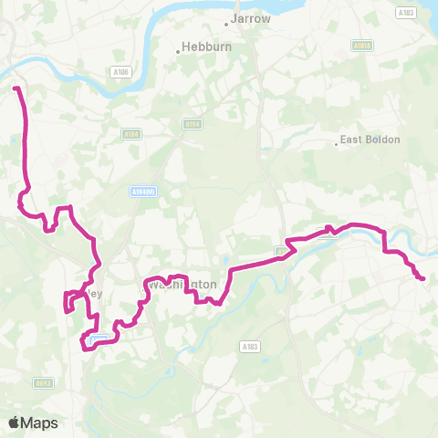 Go North East Waterview Pk Stand 3 - Galleries Bus Sta map