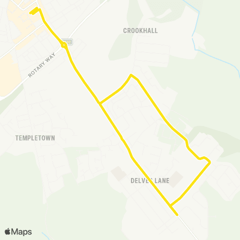 Go North East Consett Bus Sta Stand A - Consett Bus Sta Stand A map