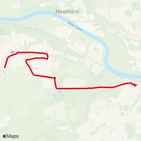 Go North East Bus Station - Woodside Lane map