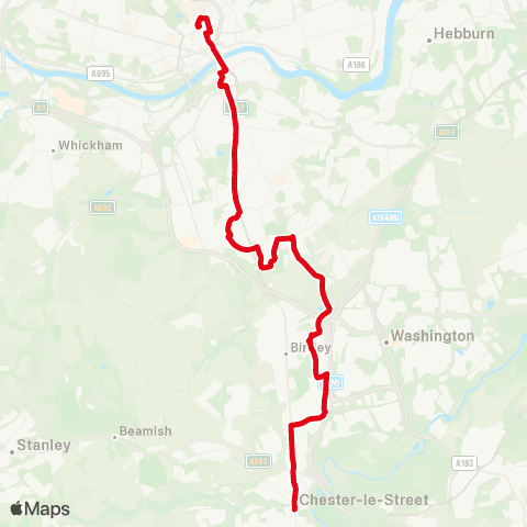 Go North East Front Street - Eldon Square Bus Station map
