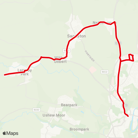 Go North East Bus Station Stand E - Stringer Terrace map