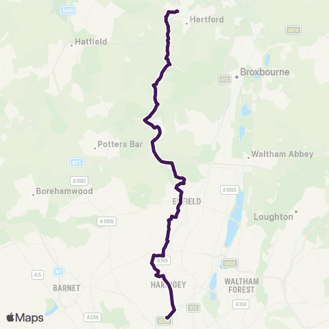Great Northern Bus Great Northern map