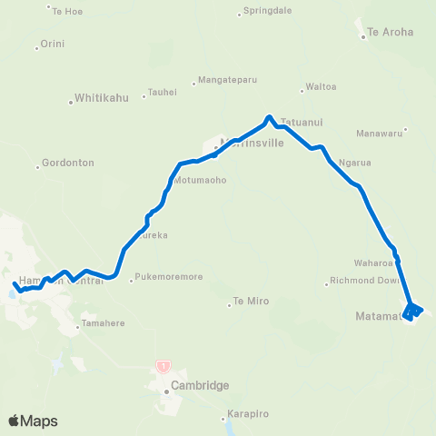 Busit Eastern Connector map
