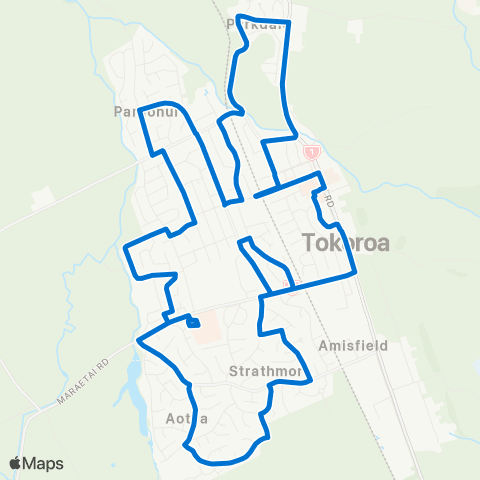 Busit Tokoroa Circuit map