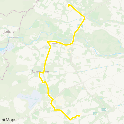 Go-Ahead Ireland The Square - Blanchardstown SC map