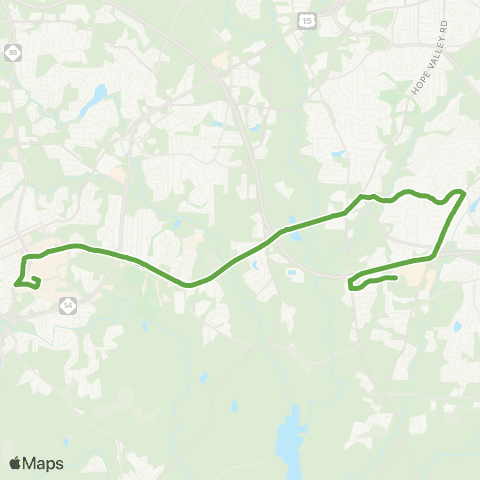 GoTriangle Route 805 map