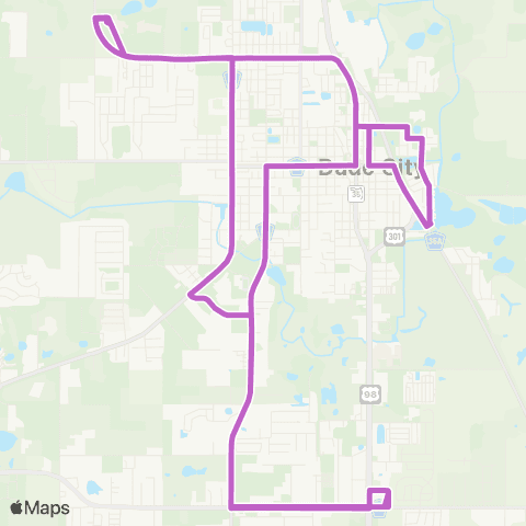 GoPasco Dade City map