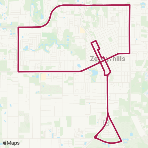 GoPasco Zephyrhills map