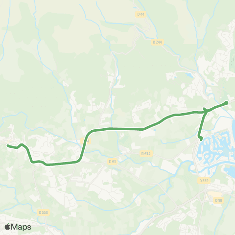 Navette Grimaud Grimaud Village - Port Grimaud par La Queste - Les Cagnignons map