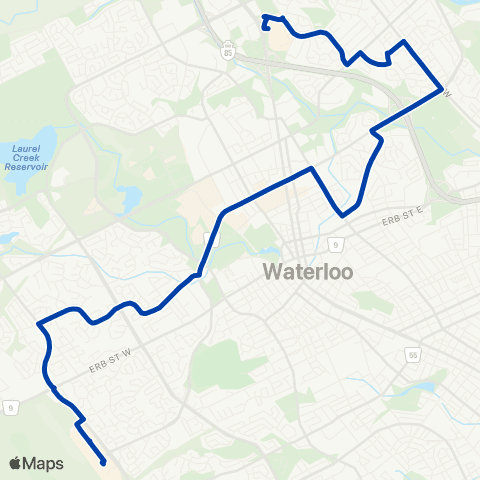 GRT Keats-University map