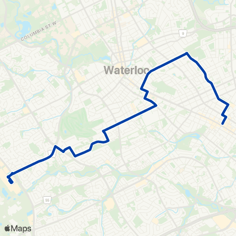 GRT Glasgow-Margaret map