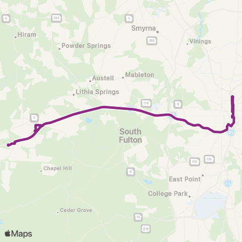 Xpress W Douglas / Douglas MMTC - DT / MT map