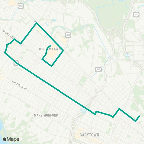 GRTC Patterson map