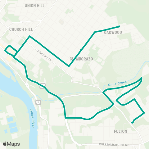 GRTC Montrose map