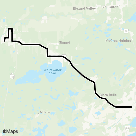 GOVA Azilda - Chelmsford map