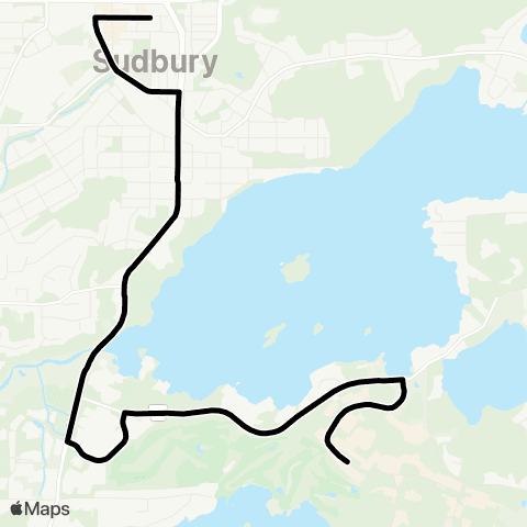 GOVA Laurentian via Paris map