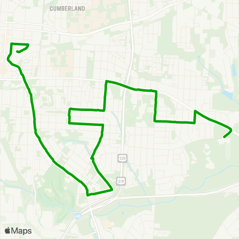 Greensboro Transit Agency Martin Luther King Jr. Dr / Benbow Rd / Willow Rd map