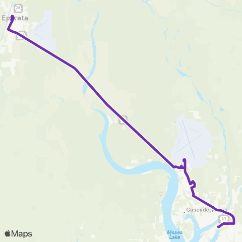 GTA Moses Lake - Ephrata map