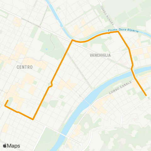 GTT Torino Piazza Hermada - Piazza Carlo Felice map