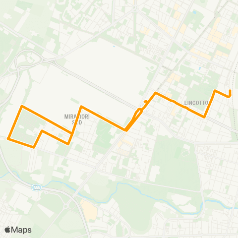 GTT Torino Piazzale Caio Mario - Stazione Lingotto map
