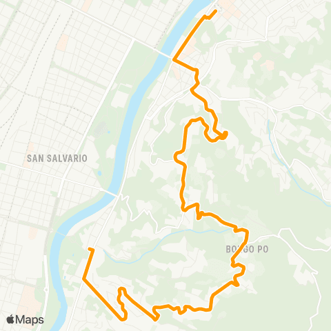 GTT Torino Via Bonsignore - Piazza Zara map