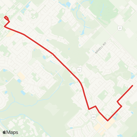 Guelph Transit Colonial map