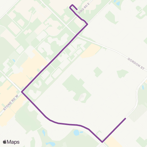 Guelph Transit Edinburgh map