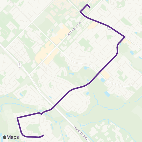 Guelph Transit Niska map