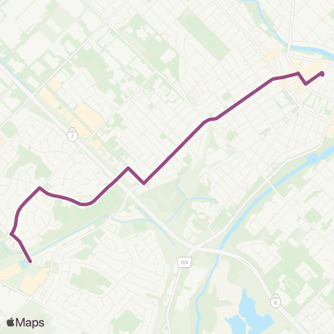 Guelph Transit Paisley map